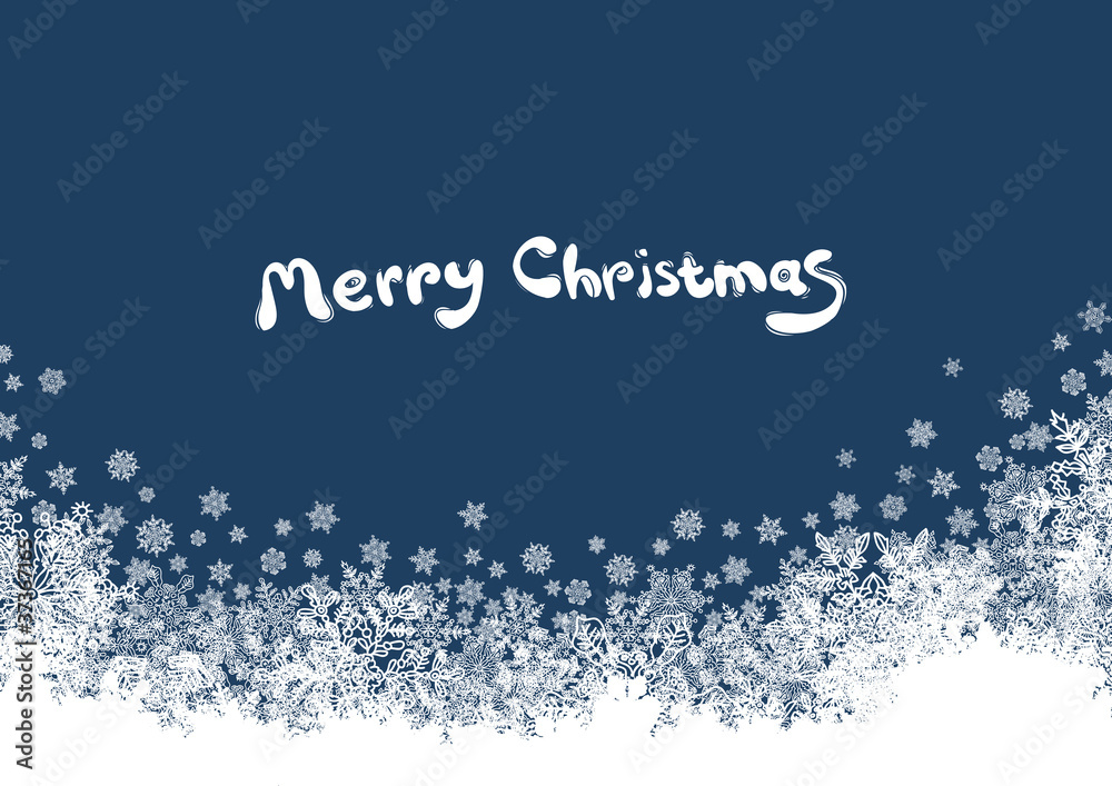Poster christmas background with isolated edge and space for text. vect