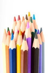 Fototapeta premium Many Different Colorful Pencils