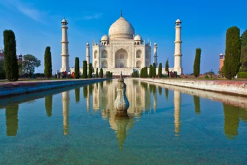 Foto op Aluminium Taj Mahal in India © travelview