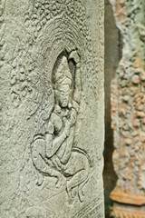 bas-relief on the wall