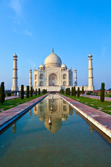 Fototapeta na wymiar Taj Mahal w Indiach