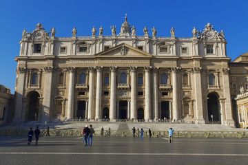 Fototapeta na wymiar Bazylika Świętego Piotra, Rzym, Watykan
