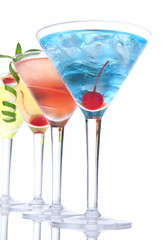 Popular alcoholic cocktails tropical Martin