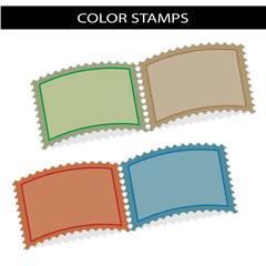 Vector deflected stamps