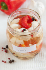 Tsarska turshiya - traditional bulgarian pickled vegetables