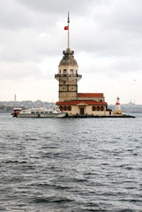 Obraz premium maiden tower's in istanbul