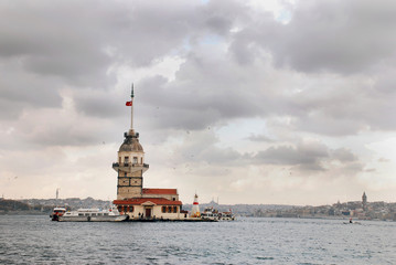 maiden's  tower in istanbul