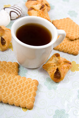 Cup of tea and biscuits