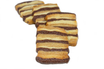 Weihnachtsplätzchen, Zebra Shortbread