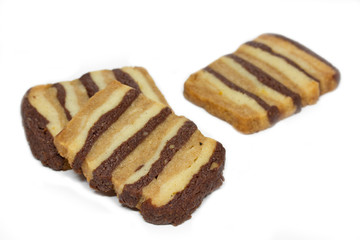 Weihnachtsplätzchen, Zebra Shortbread