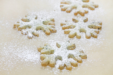 Weihnachtsplätzchen, Earl Grey Schneeflocken