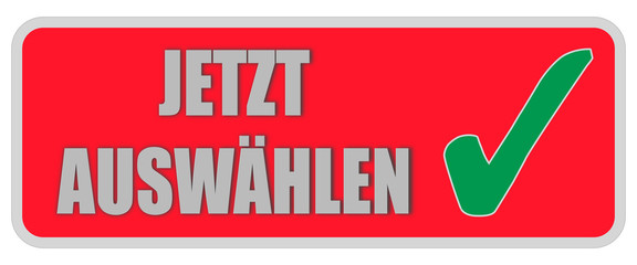 CB-Sticker rot eckig oc JETZT AUSW&Auml;HLEN