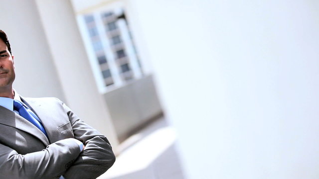 Ambitious Young Causian Businessman in Portrait