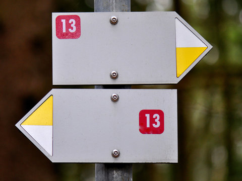 Hinweisschilder