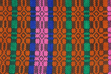 Hand woven kilim pattern