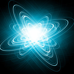 futuristic blue background