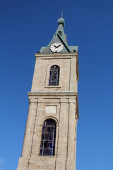 Fototapeta na wymiar The Clock Tower, Jaffa, Israel