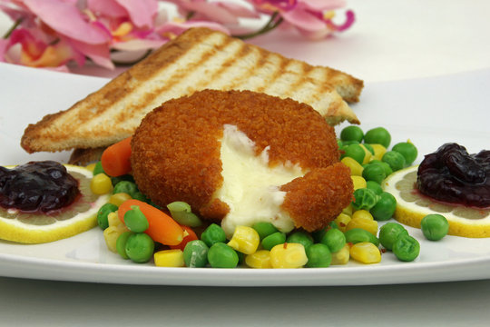 K&auml;se gebacken