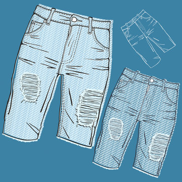 Shabby jeans