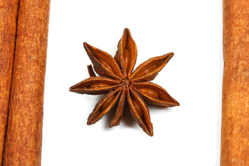 Fototapeta premium Star anise isolated