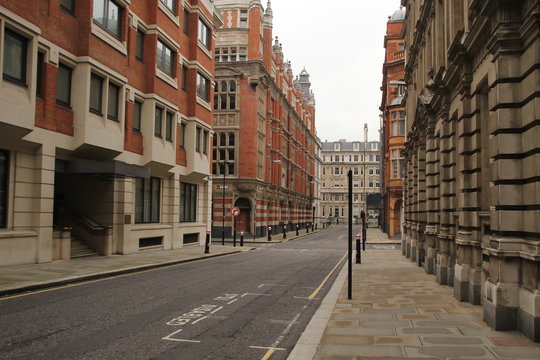 Fototapeta Street in the downtown of London, United Kingdom