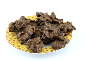 roses des sables en chocolat