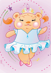 The bear-cub is a princess