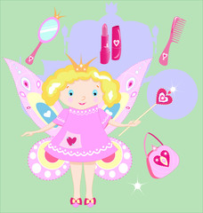 The fairy is a princess