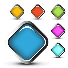 Vector web buttons