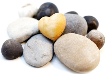 Fototapeta na wymiar serce kamienia