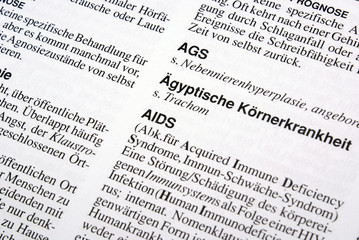 Naklejka premium AIDS