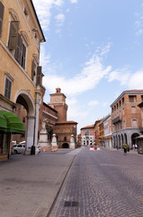 Castello Estense in Ferrara Italy