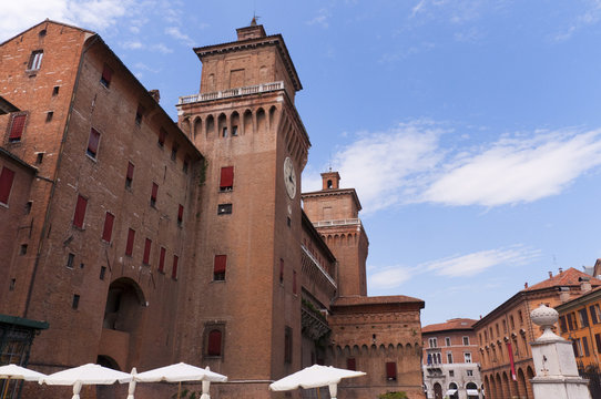 Castello Estense in Ferrara Italy