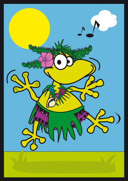 l&eacute;zard animal personnage danse danser