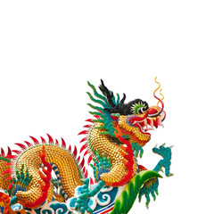 Chinese style dragon statue
