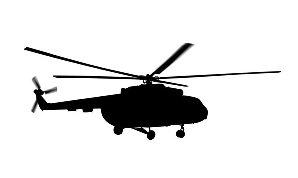 Helicopter silhouette