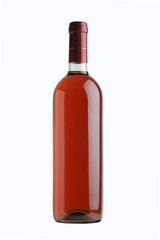 bottiglia di vino rosato