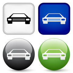 vector car buttons