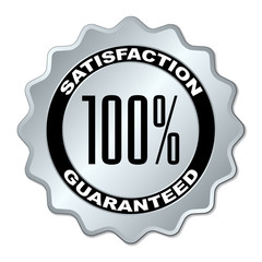 vector satisfaction guaranteed label