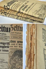 Cercles muraux Journaux vieux journaux