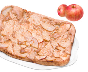 Homemade Apple Pie on Dish