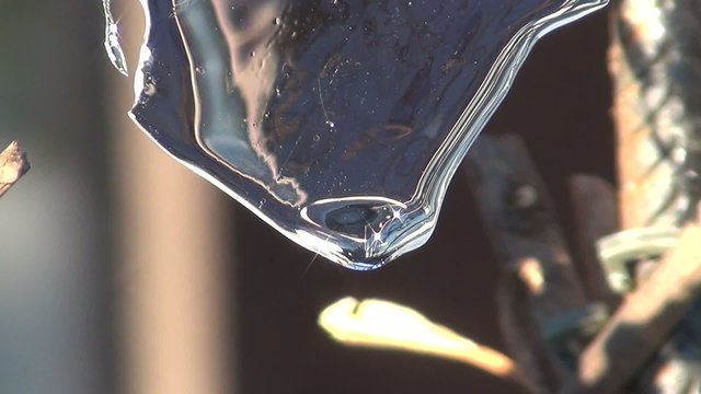 video eis schmelzend tropfen I