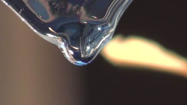 video eis schmelzend tropfen III