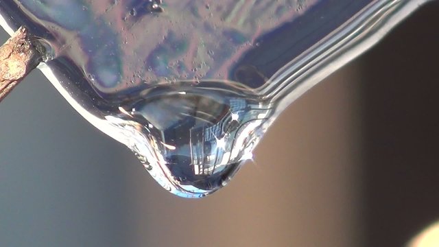 video eis schmelzend tropfen II