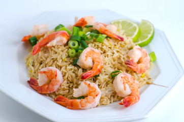 Fried rice with shrimp