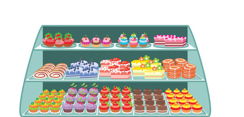 Sweet shop. vector