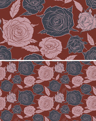 Seamless roses