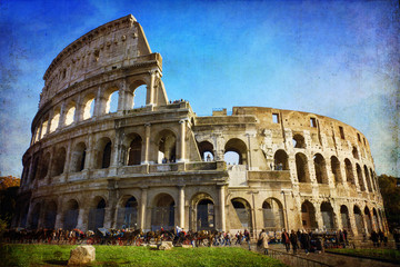 Naklejka na ściany i meble Colosseo, Roma