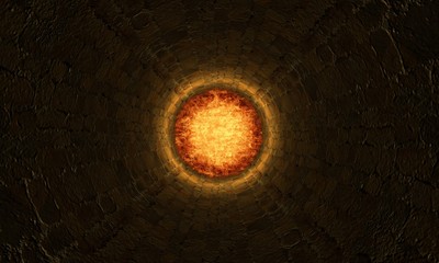 Giant Fireball in tunnel