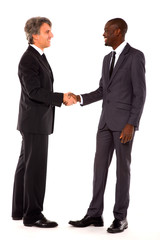 businessmen shaking hands
